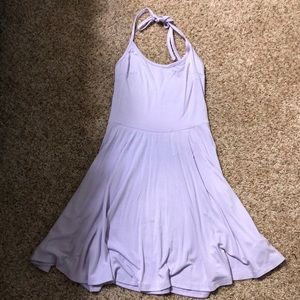 Purple Halter Dress